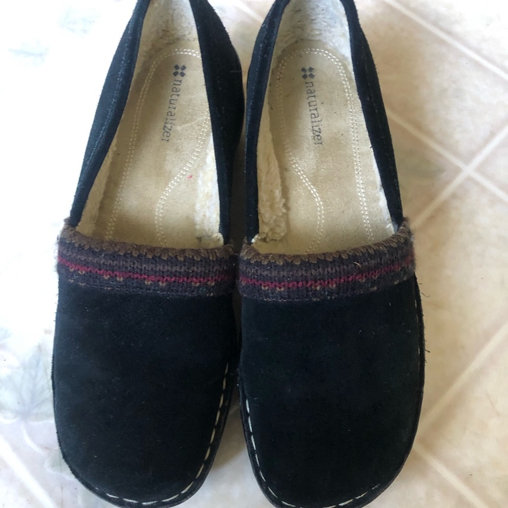 Naturalizer Suede wedge Suri‎ Faux Fur Lining shoes